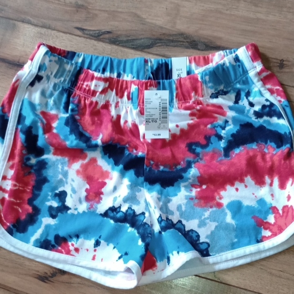 The Children's Place-Red, White and Blue Tie-Dye Kids Shorts